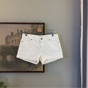 Paige White Denim Shorts